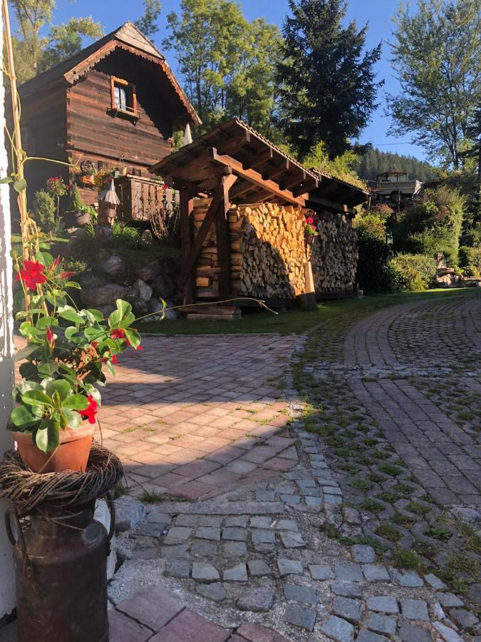 Wohnstudio In Umgebauter Scheune Altlassing Bagian luar foto